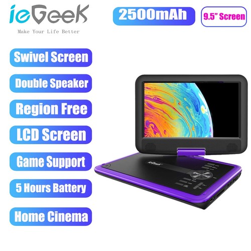 Iegeek portable dvd player - portable, for