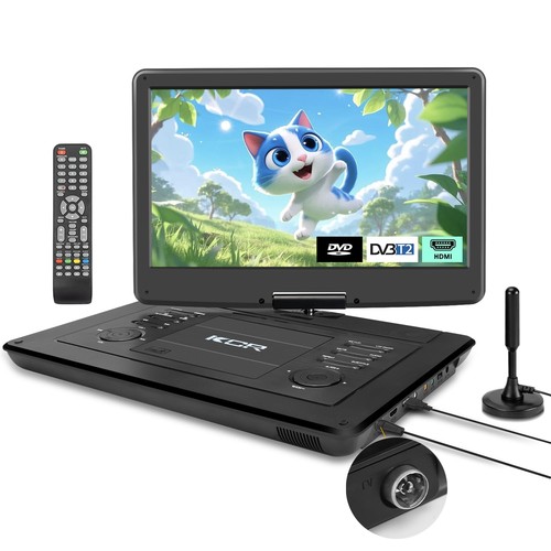 Kcr inch portable dvd - kcr, dvd/tv