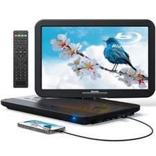17.6" Portable Blu Ray DVD