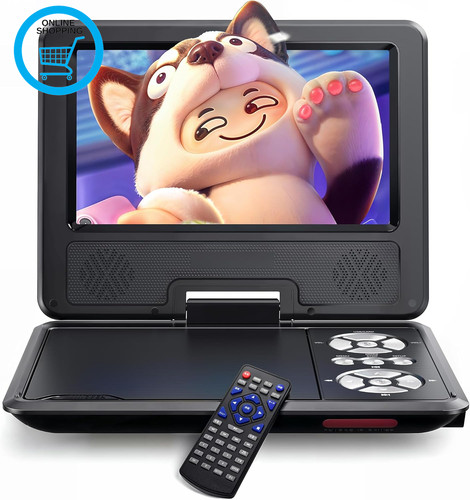 Portable dvd player for - 9.5",