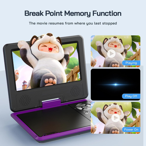 Wolfang portable dvd - wolfang, 9.5"